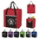 Custom Half Time Lunch Cooler Bag, 8 7/8" W x 10 1/2" H x 6" D, Price/piece