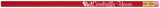 Custom Abert Special Round #2 Pencil (Red/ Red Eraser)
