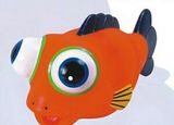 Blank Rubber Big Eyes Fish Toy