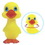 Blank Rubber Lil' Quacker Turning Head Duck