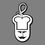 Custom Chef (Moustache) Bag Tag, Price/piece
