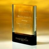 Custom Awards-optical crystal award/trophy 6 inch high, 5