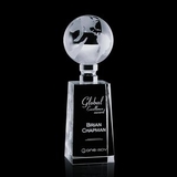 Custom Juniper Optical Crystal Award (7 5/8