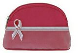 Custom Pink Ribbon Cosmetic Bag