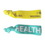 Custom Colorful Elastic Hair Band Wristband, 10" L x 3/4" W, Price/piece