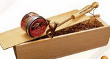 Custom Stock Double Initial Brass Branding Iron Gift Set