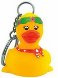 Custom Rubber Friendly Duck Key Chain