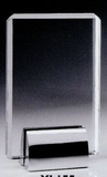 Custom Small Clear Crystal Plaque Award, 4