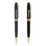Custom The Matte Rubberized Milano Blanc Pen, Ballpoint Pen, 5.375