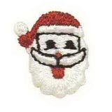 Custom Holiday Embroidered Applique - Santa Claus