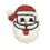 Custom Holiday Embroidered Applique - Santa Claus, Price/piece