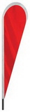 Custom Canada Red Nylon Tear Drop Attention Flag, 10' H x 30