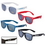 Custom Retro Style Sunglasses, 5.75" L x 2" W, Price/piece