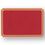 Blank Red Screened Plate W/Notched Corners & 4 Holes (4"X6"), Price/piece