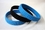 Custom Adult 100 percent Silicone Bracelet (Embossed), 8" L x 1/2" W, Price/piece
