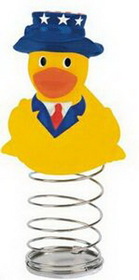 Custom Rubber Patriotic Duck Bobble