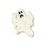 Custom Holiday Embroidered Applique - Ghost, Price/piece