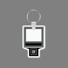 Custom Key Ring & Punch Tag - General Motors Emblem