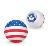 Custom Patriotic Round Ball Stress Reliever Squeeze Toy