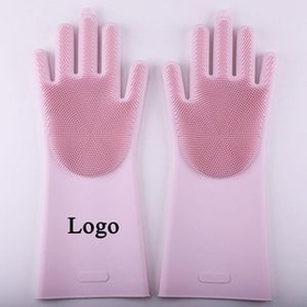 Custom Magic Silicone Dishwashing Gloves, 1.5"" L x 0.6"" W