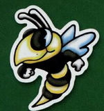 Custom Animated Bumble Bee Magnet - 5.1-7 Sq. In. (30MM Thick)