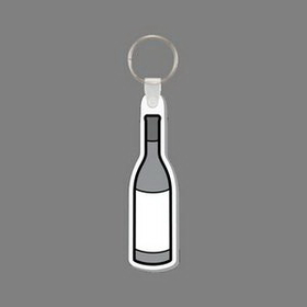Key Ring & Punch Tag - Wine Bottle