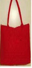 Custom Cotton Quilted Tote Bag, 15" L x 5" W x 12" H