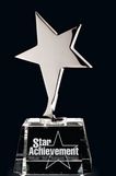 Custom Optic Crystal Rigel & Star Award (6
