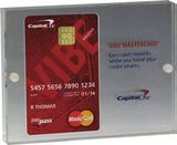 Custom Clear Acrylic Credit Card Entrapment (3 3/4