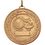 Custom Scholastic Achievement w/ Wreath Border J Series Medal (2"), Price/piece