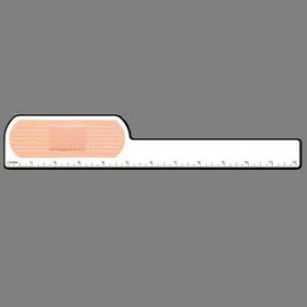12" Ruler W/ Full Color Band Aid Bandage