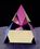 Custom Crystal Rainbow Pyramid Paper Weight (2-3/8"x2-3/8"x3"), Price/piece