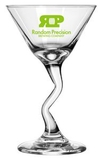 Custom 7.5 Oz Z Stem Martini Glass, 4.25