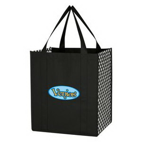 Custom Non-Woven Frequent Shopper Tote Bag, 13" W x 15" H x 9 1/2" D