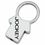 Custom Mini Jersey Screen Printed Metal Key Holder, Price/piece