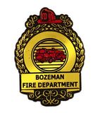 Custom Fire Badge, 2 3/4
