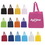 Custom Economy Tote with Gusset -- Colored Bags, 15" W x 16" H x 3" D, Price/piece