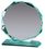Blank Premium Jade Glass Octagon Award Mounted on Glass Base (7 1/2"x8 1/2"), Price/piece