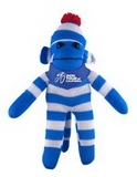 Custom Blue Sock Monkey (Plush) with Bandana 10