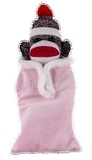 Custom Orginal Sock Monkey (Plush) in Baby Sleeping bag 10