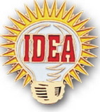 Custom Bright Idea Light Bulb Stock Pin