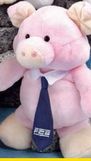 Custom Pudgy Plush Stuffed Pink Piggy