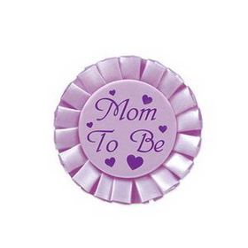 Custom Mom to Be Satin Button, 3 1/2" Diameter