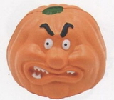 Custom Angry Pumpkin Stress Reliever Squeeze Toy