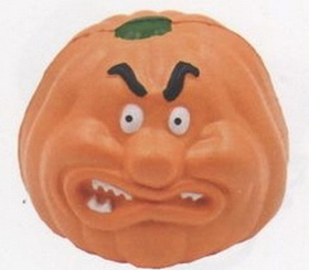 Custom Angry Pumpkin Stress Reliever Squeeze Toy