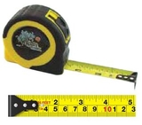 Custom Retractable English/ Metric Power Tape Measure - Dome Label (25' Blade)