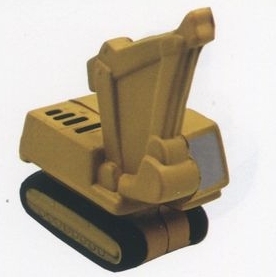 Custom Backhoe Stress Reliever Squeeze Toy