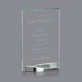 Custom Salerno Award - Starfire/Aluminum 8
