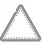 Custom Triangle Printed Stock Lapel Pin (13/16"), Price/piece