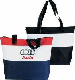 Custom Polyester Tote Bag with Zipper (19"x15-1/2"x4-1/2")